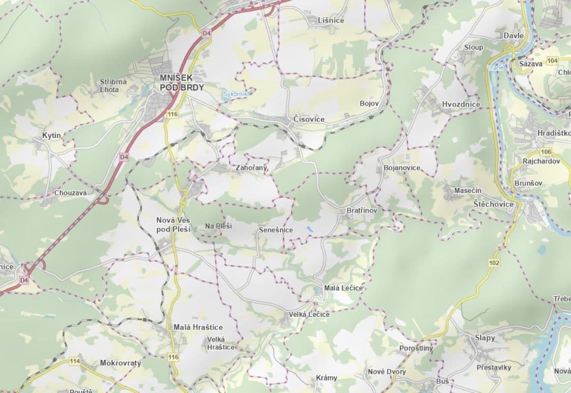 plot for sale, 20,663 m², Bratřínov, Středočeský Region plot for sale, 20,663 m², Bratřínov, Středočeský Region