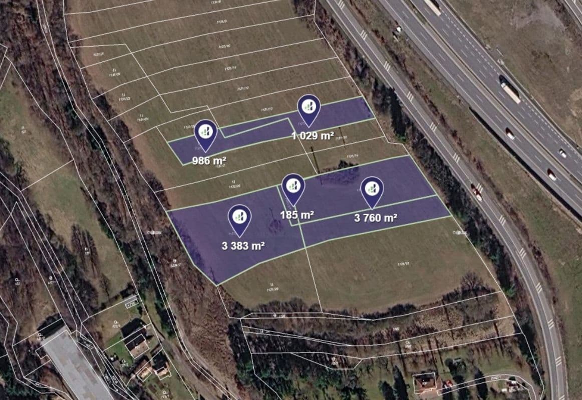 plot for sale, 9,343 m², Mirošovice, Středočeský Region plot for sale, 9,343 m², Mirošovice, Středočeský Region