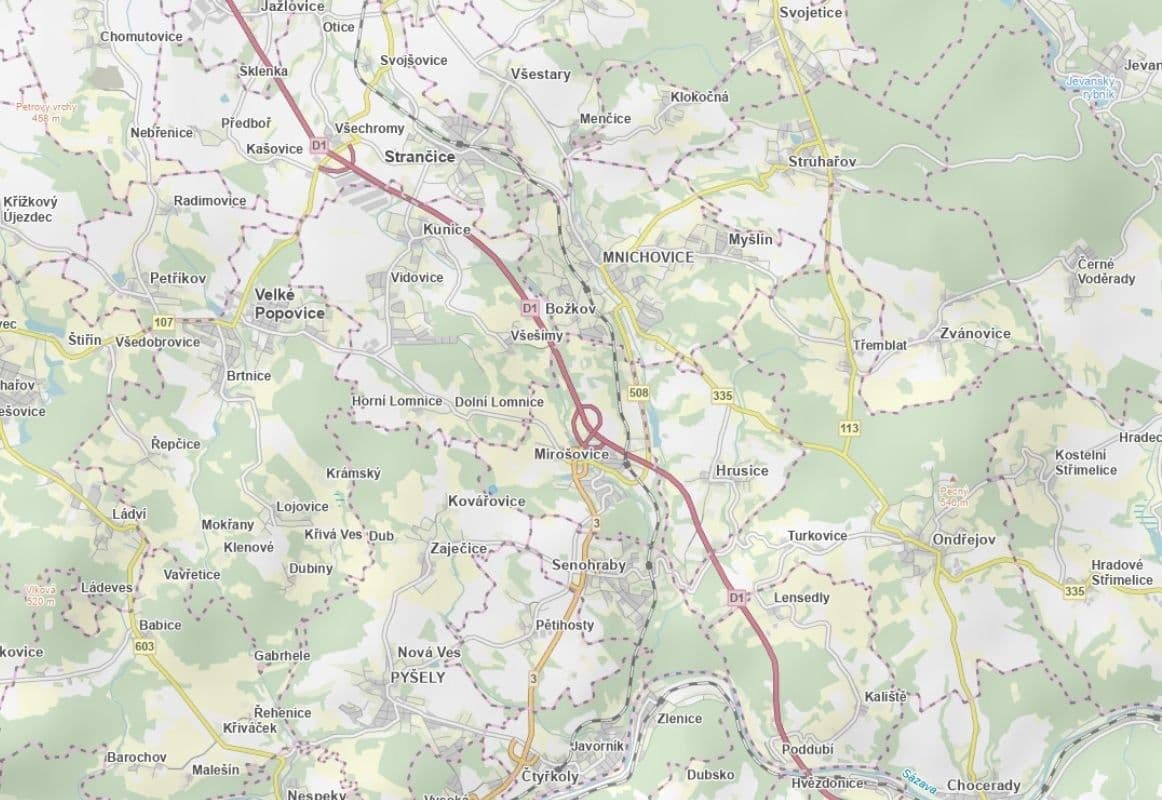 plot for sale, 11,933 m², Mirošovice, Středočeský Region plot for sale, 11,933 m², Mirošovice, Středočeský Region