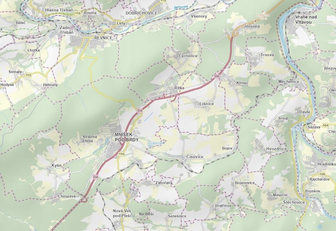 plot for sale, 7,536 m², Mníšek pod Brdy, Středočeský Region plot for sale, 7,536 m², Mníšek pod Brdy, Středočeský Region