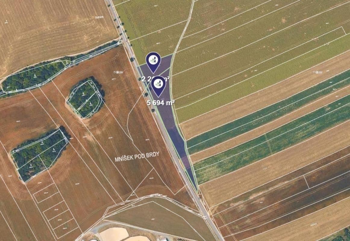 plot for sale, 7,911 m², Mníšek pod Brdy, Středočeský Region plot for sale, 7,911 m², Mníšek pod Brdy, Středočeský Region