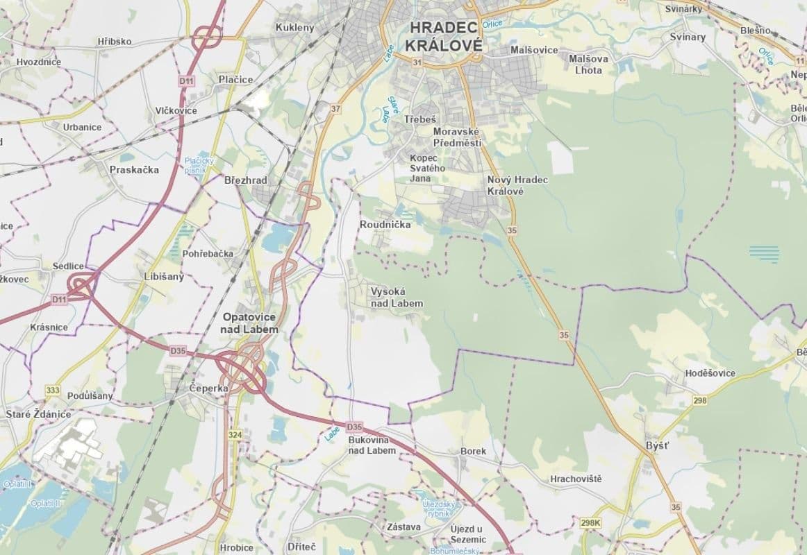 plot for sale, 3,223 m², Vysoká nad Labem, Královéhradecký Region plot for sale, 3,223 m², Vysoká nad Labem, Královéhradecký Region