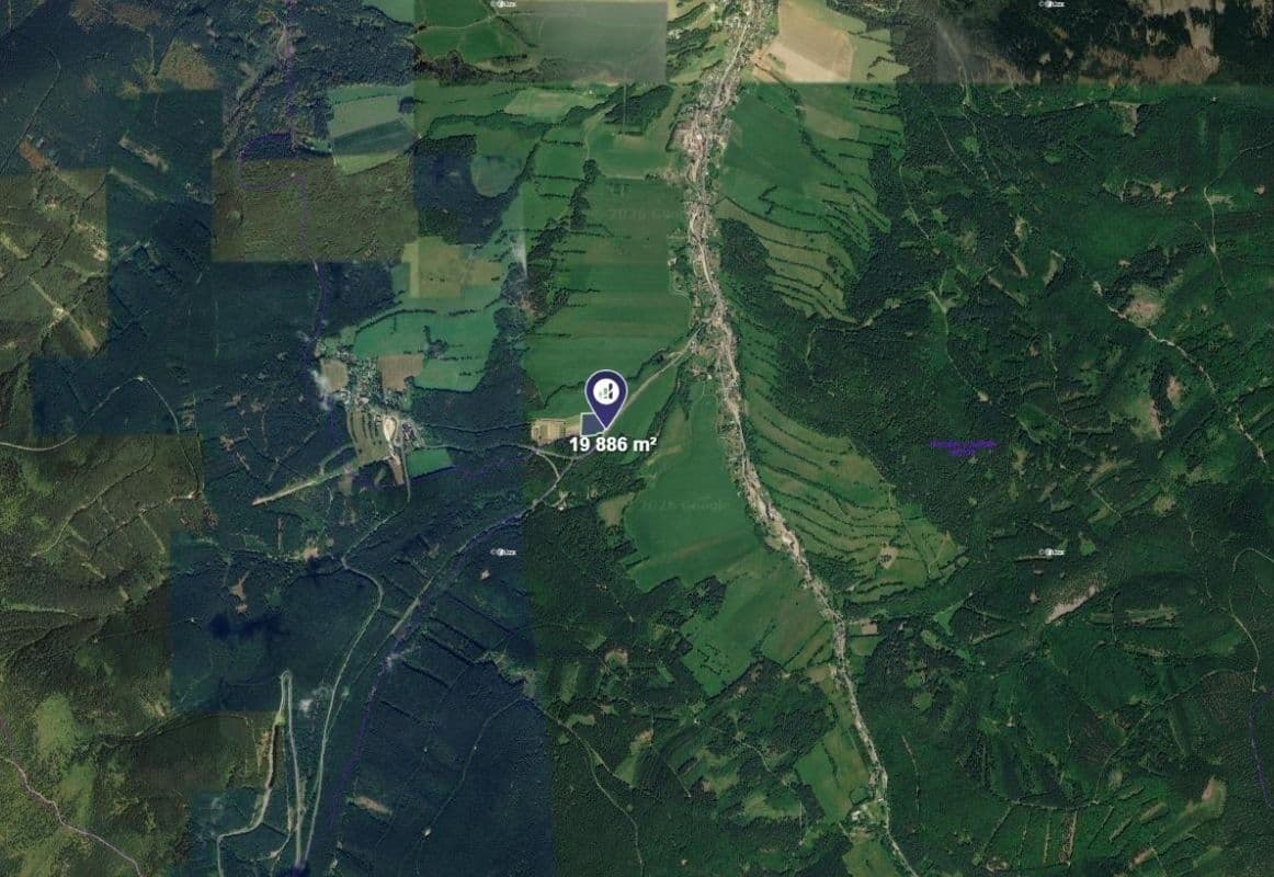 plot for sale, 19,886 m², Bělá pod Pradědem, Olomoucký Region plot for sale, 19,886 m², Bělá pod Pradědem, Olomoucký Region