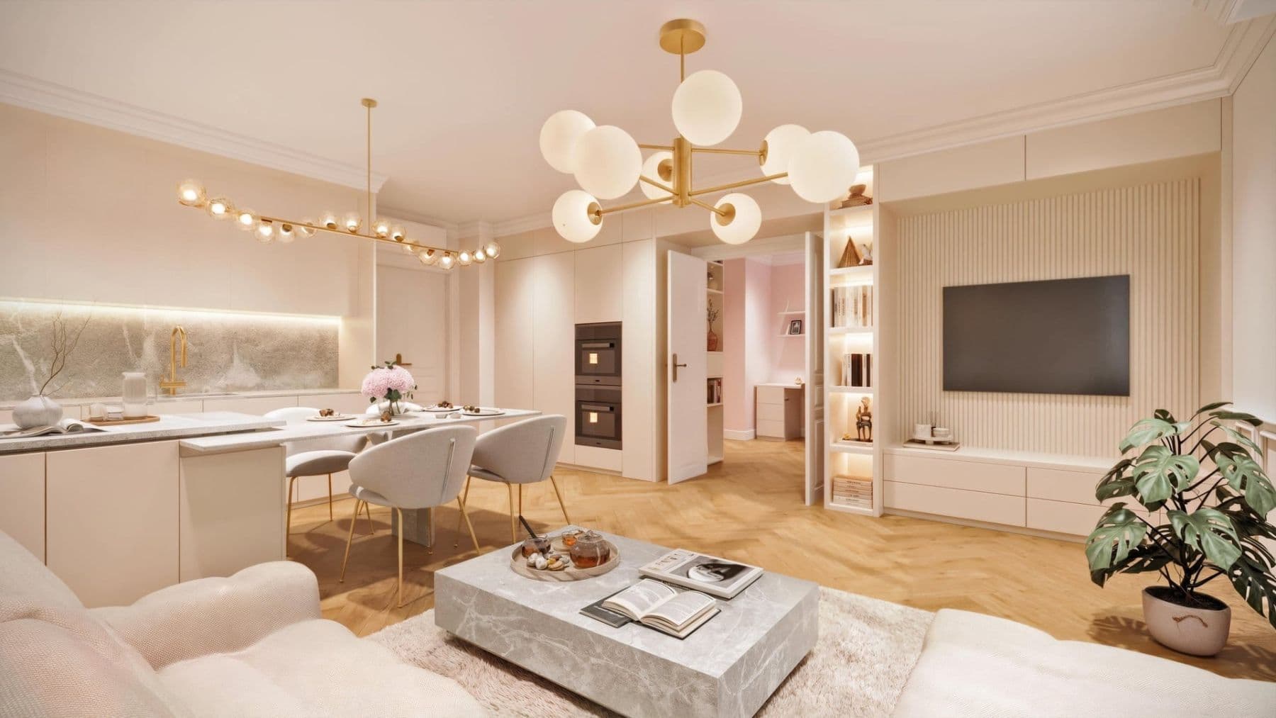 2 bedroom with open-plan kitchen flat for sale, 97 m², Polská, Prague, Prague 2 bedroom with open-plan kitchen flat for sale, 97 m², Polská, Prague, Prague