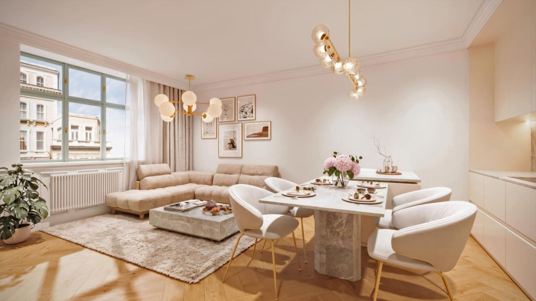 2 bedroom with open-plan kitchen flat for sale, 97 m², Polská, Prague, Prague 2 bedroom with open-plan kitchen flat for sale, 97 m², Polská, Prague, Prague