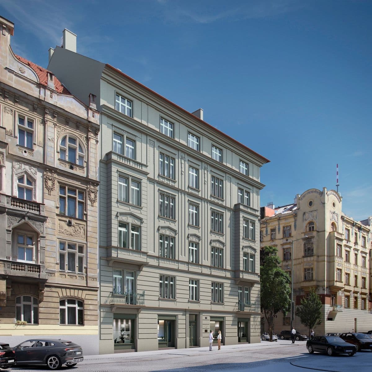 1 bedroom with open-plan kitchen flat for sale, 56 m², Polská, Prague, Prague 1 bedroom with open-plan kitchen flat for sale, 56 m², Polská, Prague, Prague