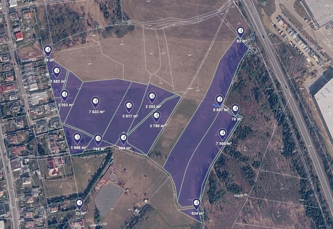 plot for sale, 42,972 m², Jihlava, Vysočina Region plot for sale, 42,972 m², Jihlava, Vysočina Region