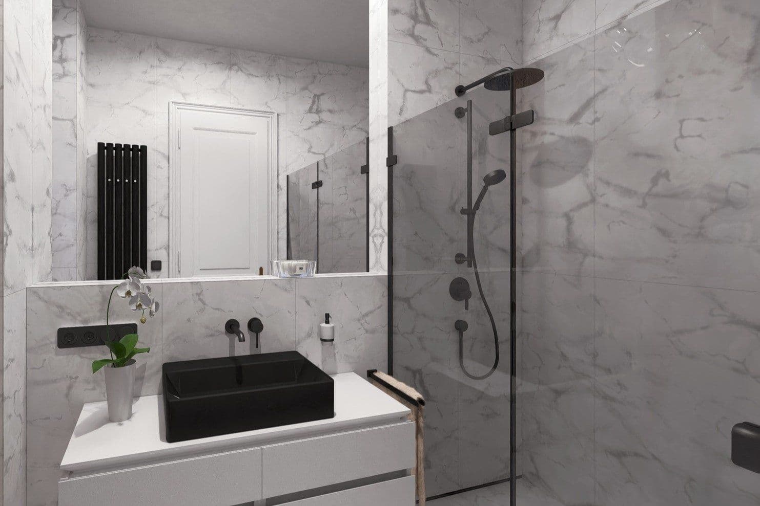 1 bedroom with open-plan kitchen flat for sale, 58 m², Polská, Prague, Prague 1 bedroom with open-plan kitchen flat for sale, 58 m², Polská, Prague, Prague