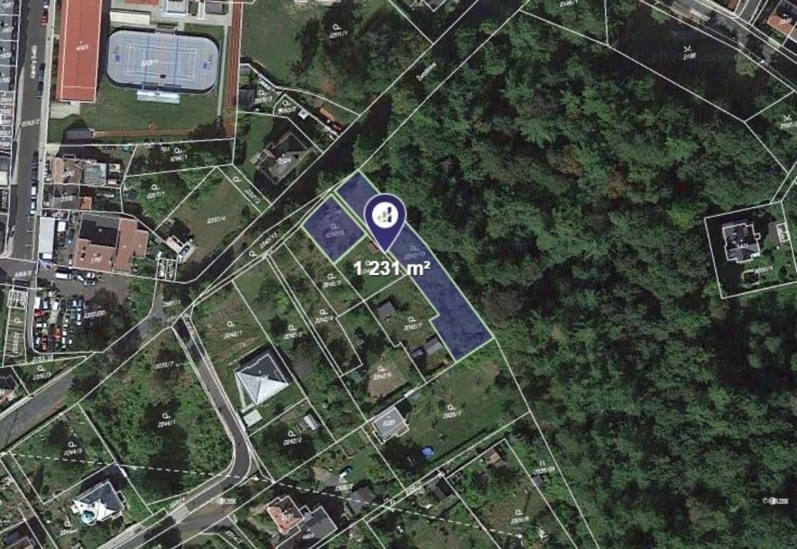 plot for sale, 1,231 m², Aš, Karlovarský Region plot for sale, 1,231 m², Aš, Karlovarský Region