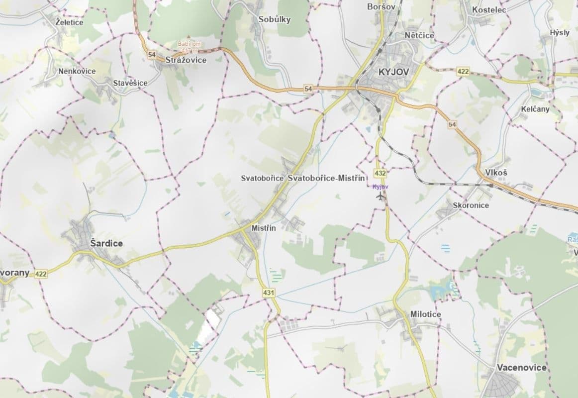 plot for sale, 1,681 m², Svatobořice-Mistřín, Jihomoravský Region plot for sale, 1,681 m², Svatobořice-Mistřín, Jihomoravský Region