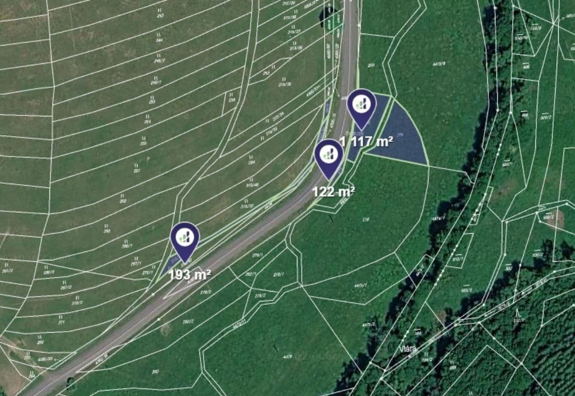 plot for sale, 847 m², Vysoké Pole, Zlínský Region plot for sale, 847 m², Vysoké Pole, Zlínský Region