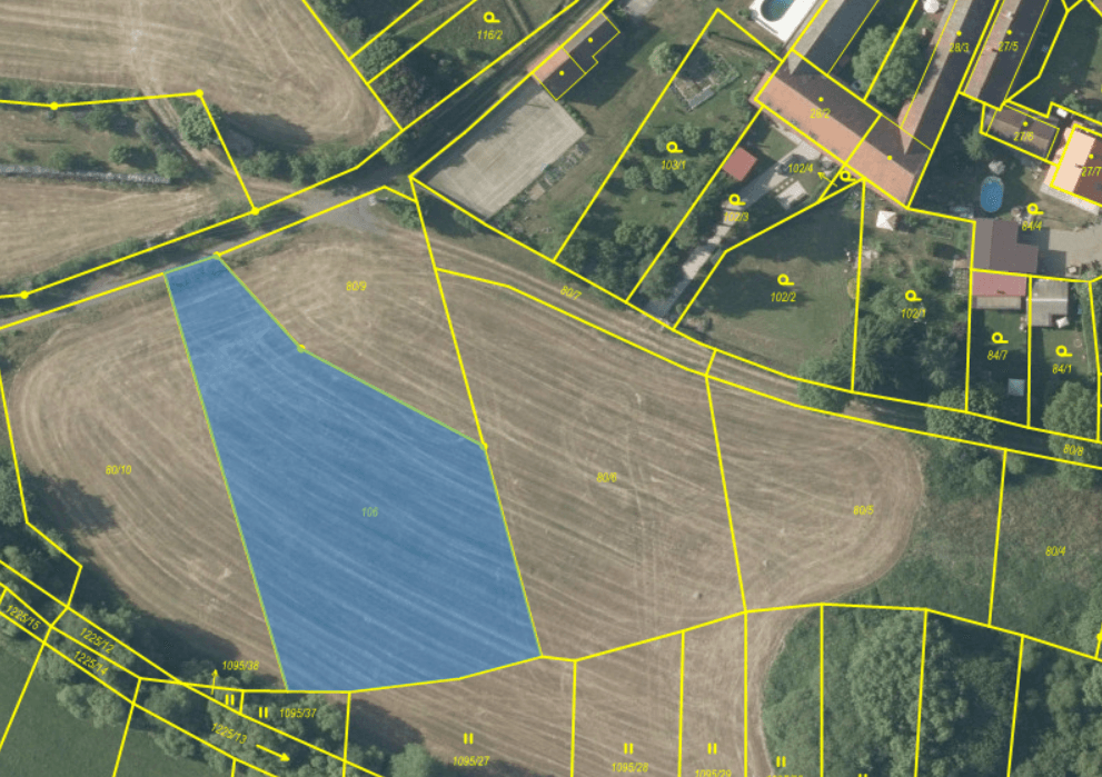 plot for sale, 2,929 m², Ostředek, Středočeský Region plot for sale, 2,929 m², Ostředek, Středočeský Region