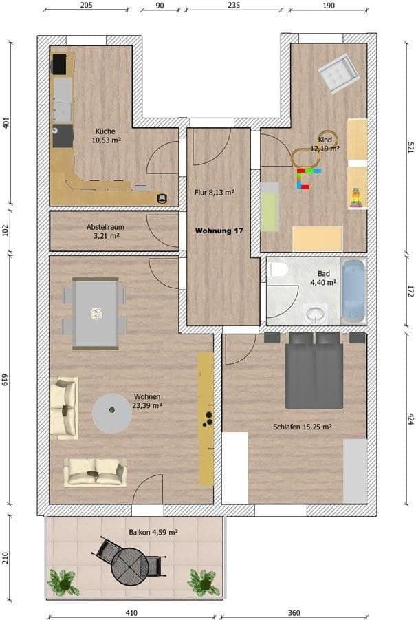 3 bedroom flat to rent, 82 m², Schöppenstedt, Lower Saxony 3 bedroom flat to rent, 82 m², Schöppenstedt, Lower Saxony