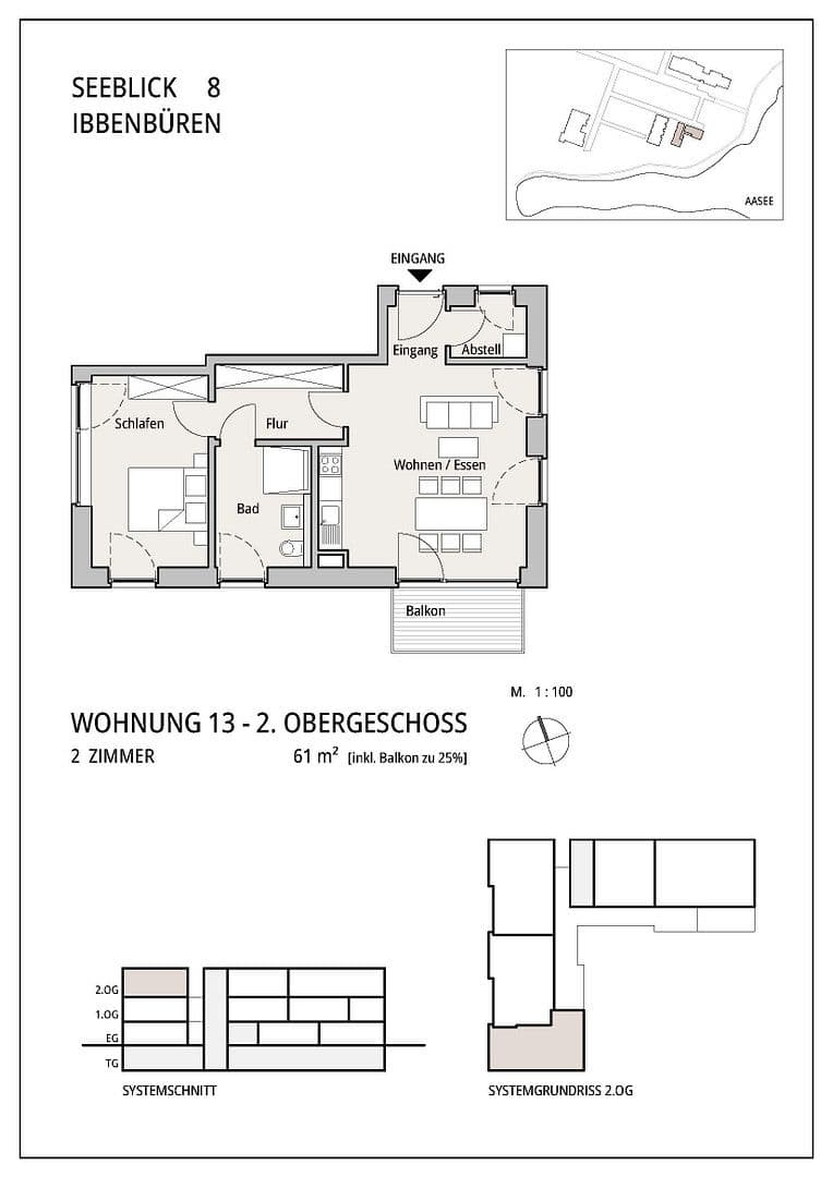2 bedroom flat to rent, 57 m², Ibbenbüren, North Rhine-Westphalia 2 bedroom flat to rent, 57 m², Ibbenbüren, North Rhine-Westphalia