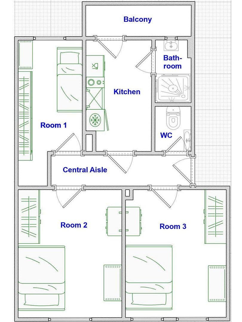 3 bedroom flat for sale, 54 m², Juvenellstraße 22, Nürnberg, Bavaria 3 bedroom flat for sale, 54 m², Juvenellstraße 22, Nürnberg, Bavaria