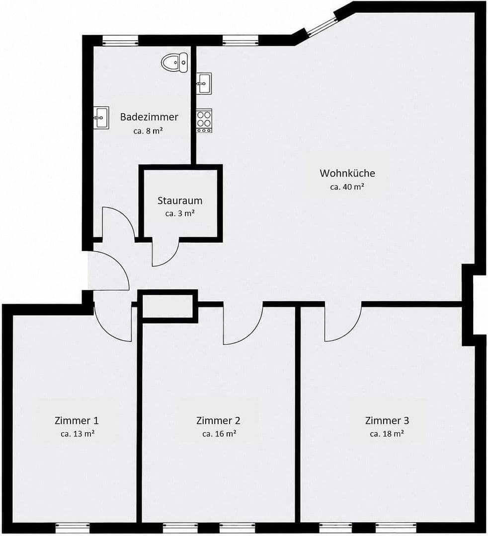 4 bedroom flat to rent, 98 m², Wolfenbütteler Str. 31, Magdeburg, Saxony-Anhalt 4 bedroom flat to rent, 98 m², Wolfenbütteler Str. 31, Magdeburg, Saxony-Anhalt