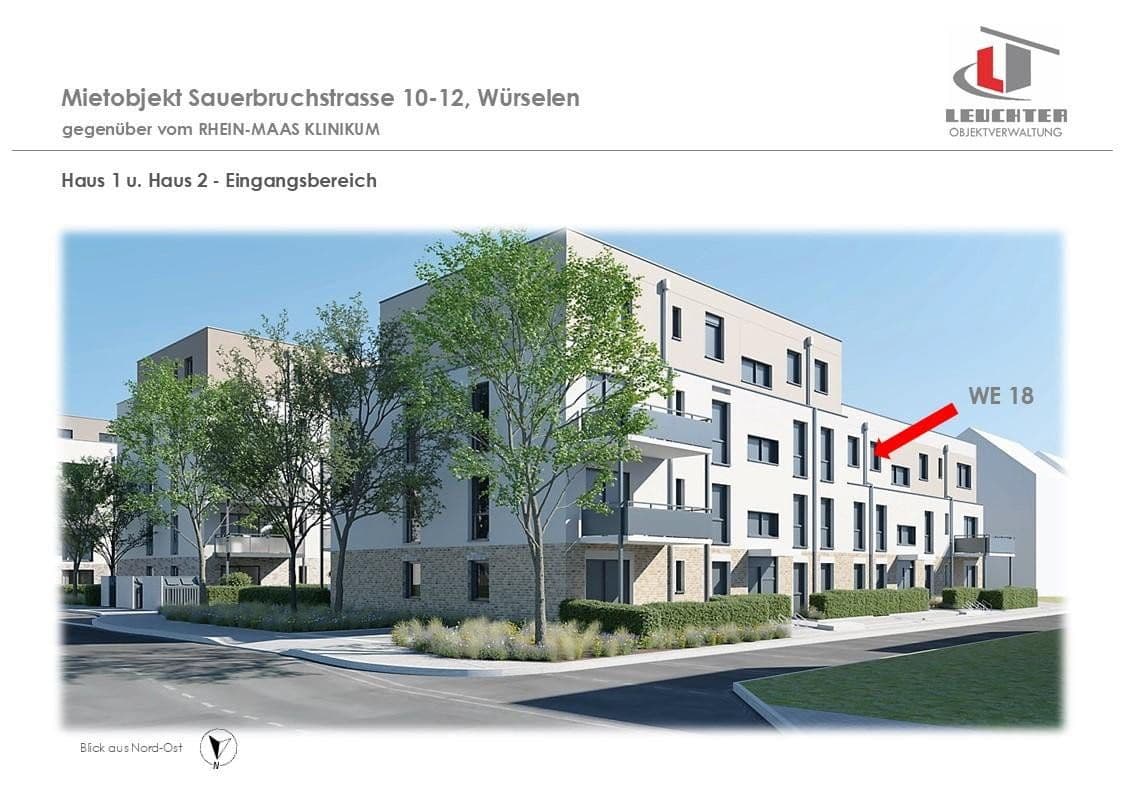 2 bedroom flat to rent, 59 m², Mauerfeldchen, Würselen, North Rhine-Westphalia 2 bedroom flat to rent, 59 m², Mauerfeldchen, Würselen, North Rhine-Westphalia