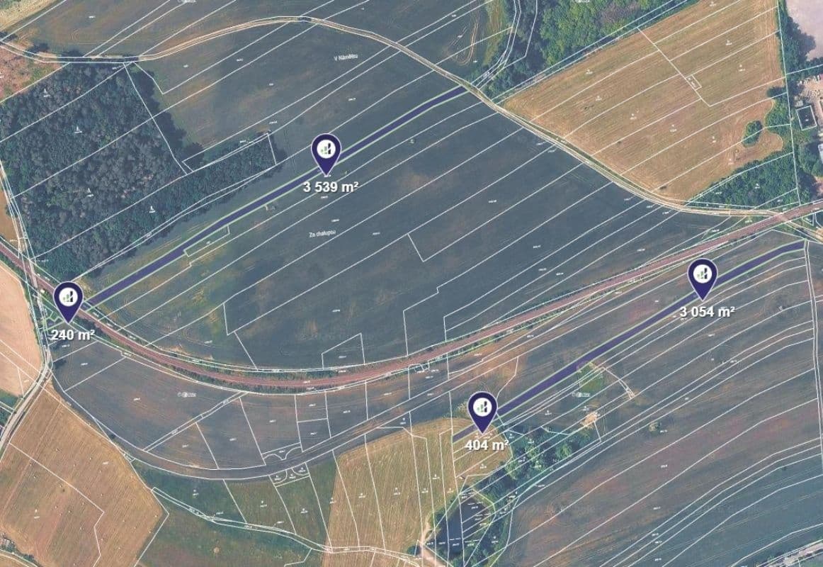 plot for sale, 1,357 m², Temelín, Jihočeský Region plot for sale, 1,357 m², Temelín, Jihočeský Region
