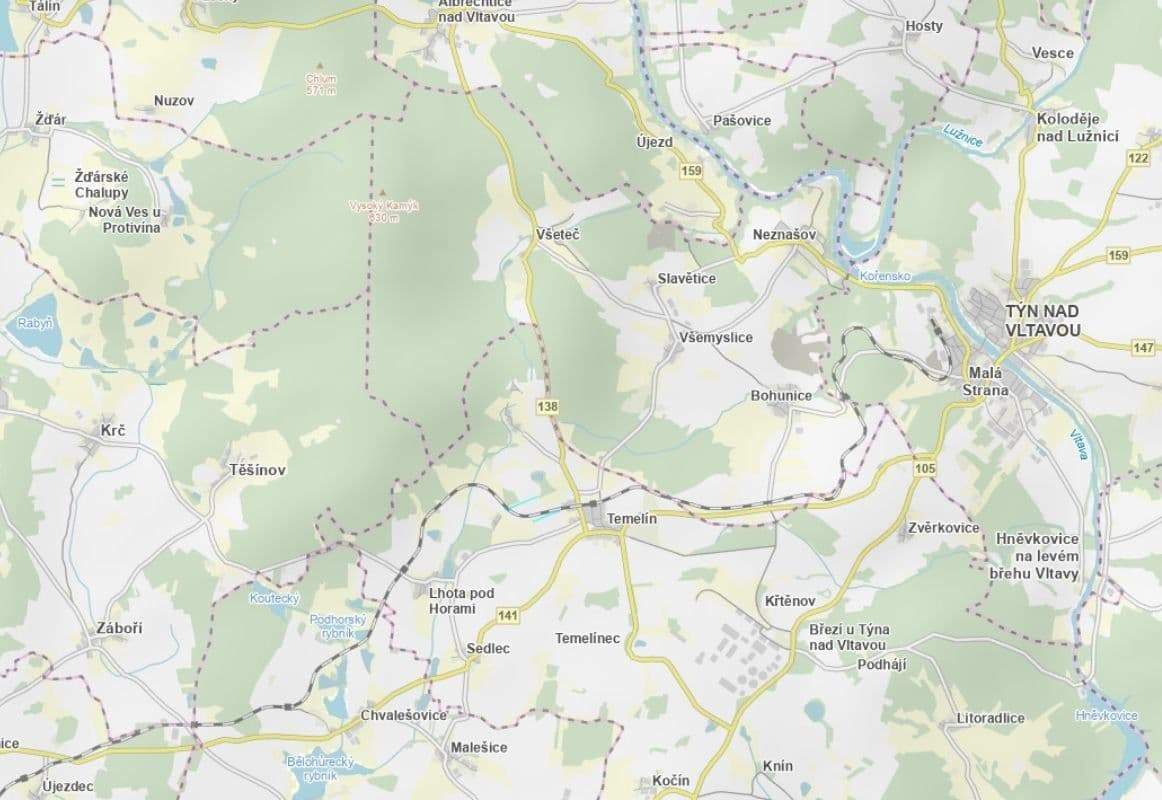 plot for sale, 1,357 m², Temelín, Jihočeský Region plot for sale, 1,357 m², Temelín, Jihočeský Region