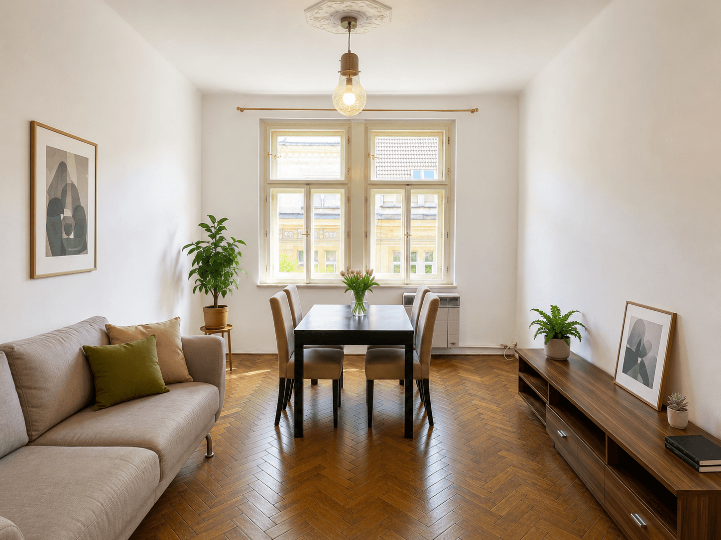 2 bedroom flat to rent, 56 m², Lužická, Prague, Prague 2 bedroom flat to rent, 56 m², Lužická, Prague, Prague
