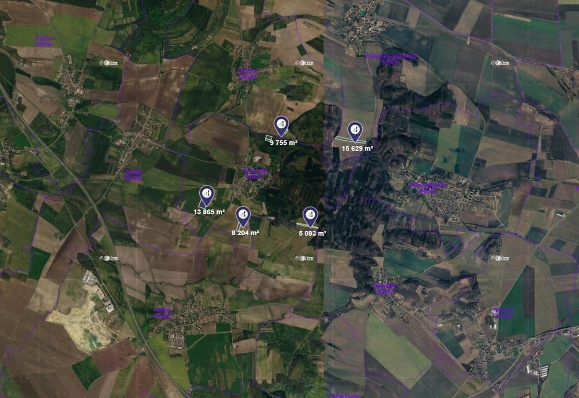 plot for sale, 52,546 m², Kostomlaty pod Řípem, Ústecký Region plot for sale, 52,546 m², Kostomlaty pod Řípem, Ústecký Region