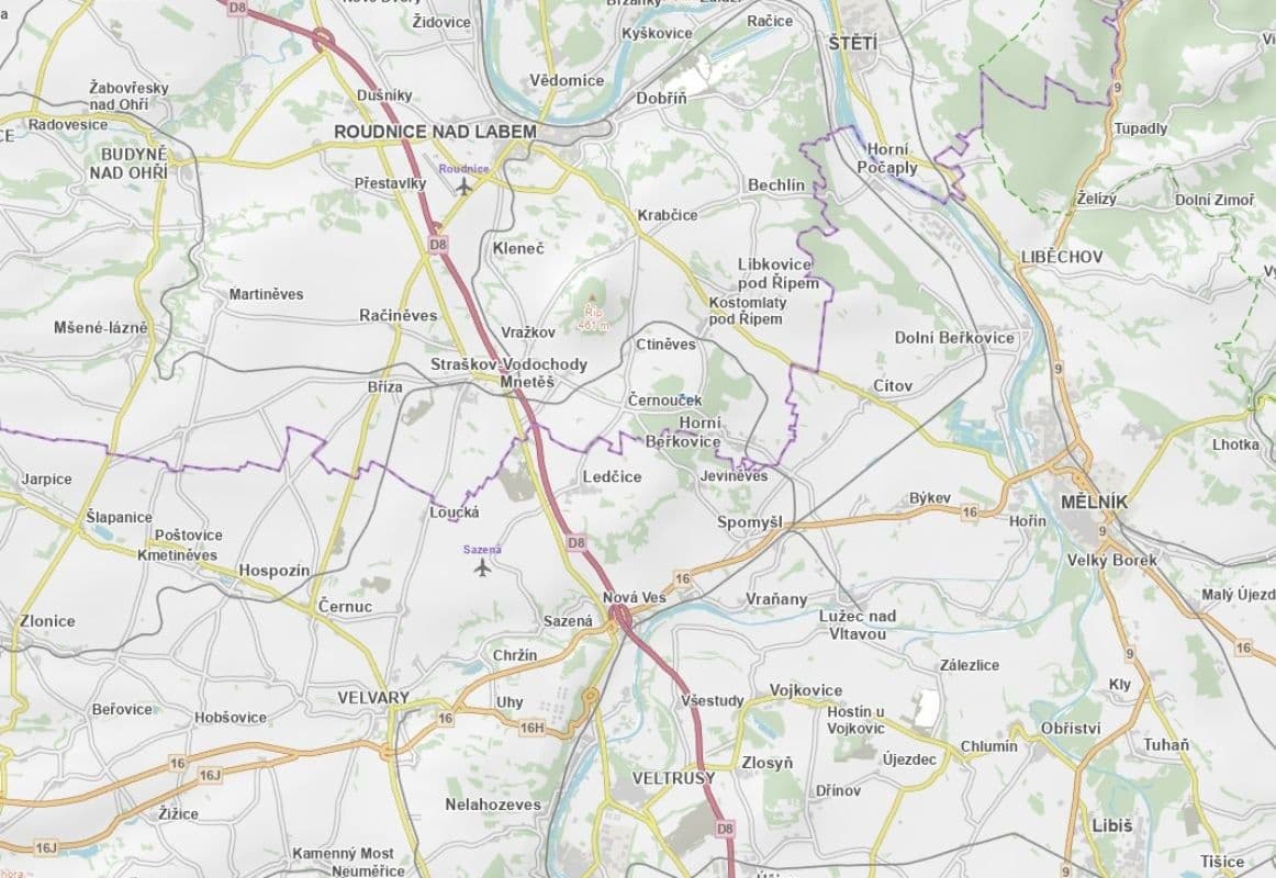 plot for sale, 52,546 m², Kostomlaty pod Řípem, Ústecký Region plot for sale, 52,546 m², Kostomlaty pod Řípem, Ústecký Region