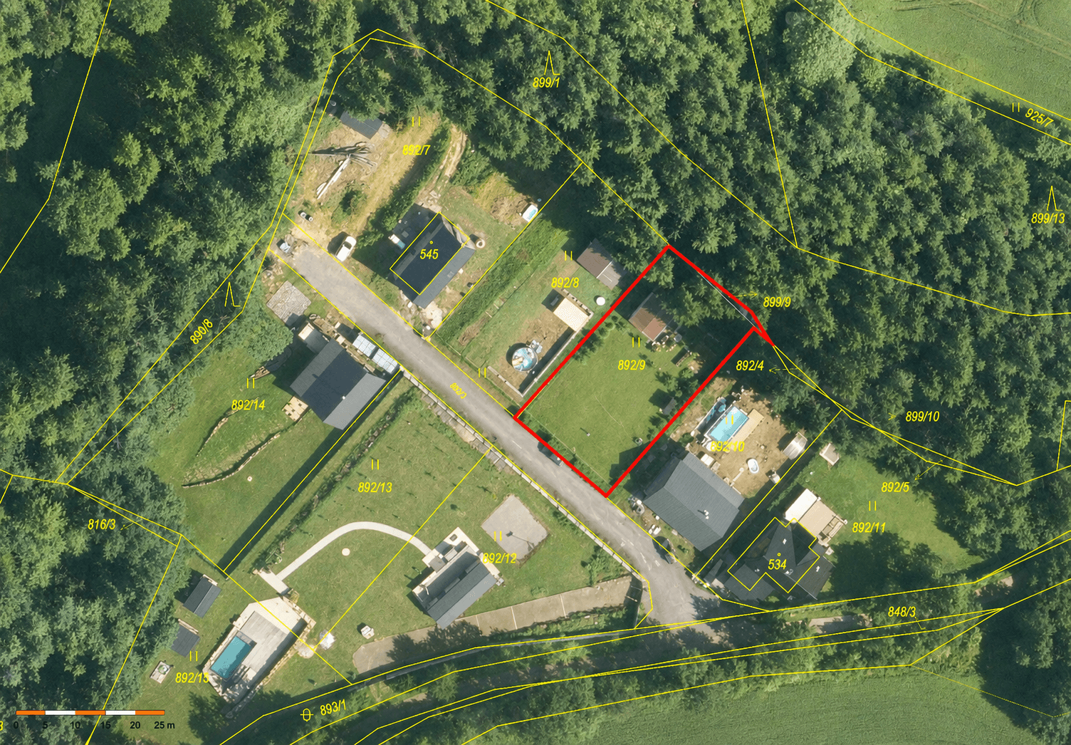 plot for sale, 768 m², Krásná Hora nad Vltavou, Středočeský Region plot for sale, 768 m², Krásná Hora nad Vltavou, Středočeský Region