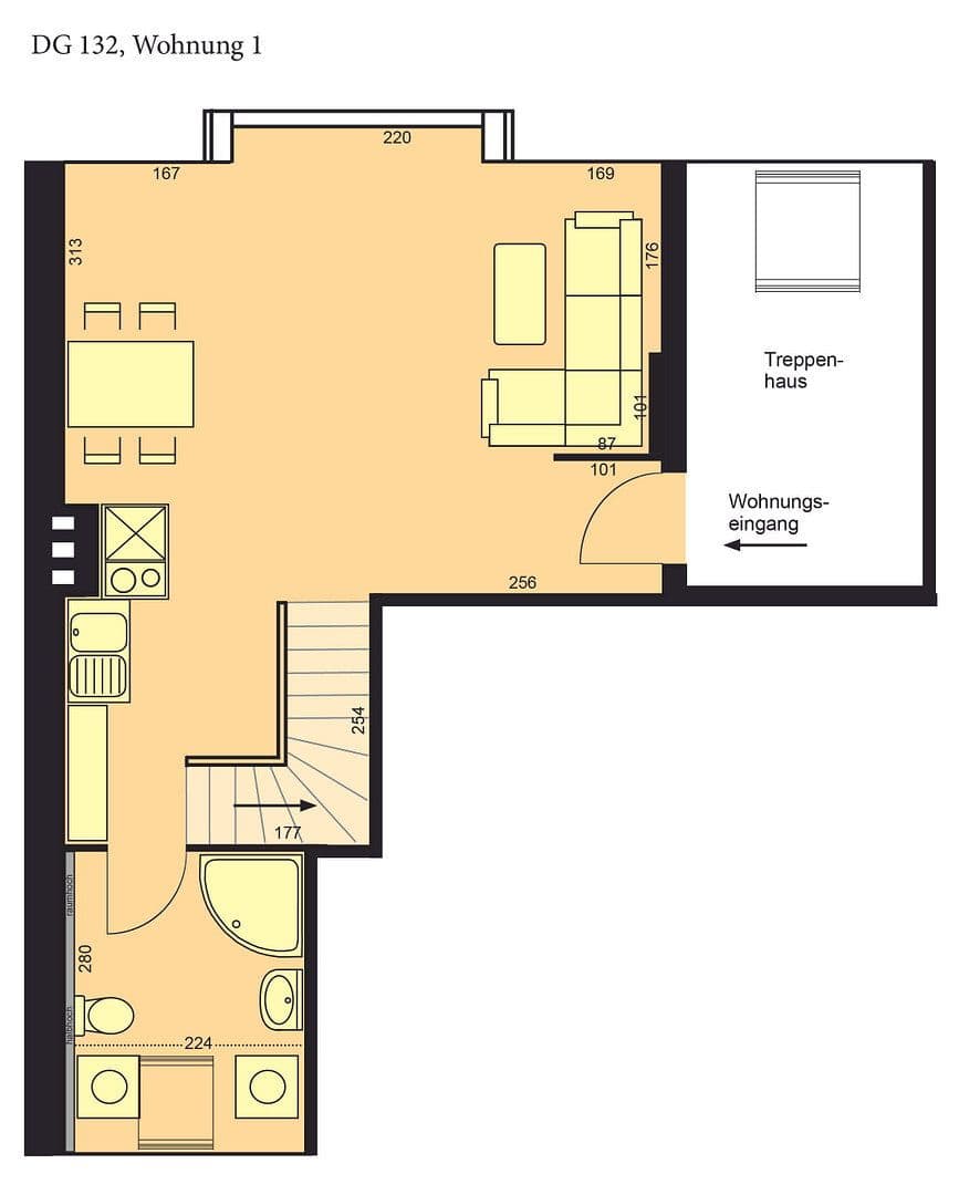 2 bedroom flat to rent, 42 m², Kiel, Schleswig-Holstein 2 bedroom flat to rent, 42 m², Kiel, Schleswig-Holstein