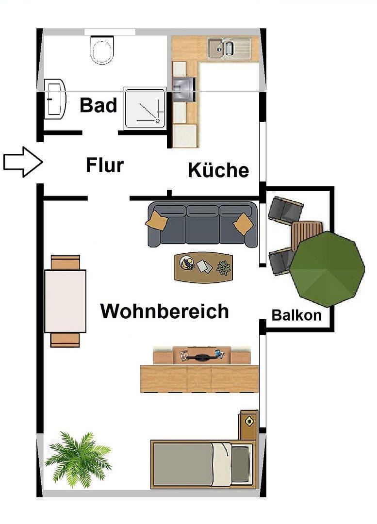 1 bedroom flat to rent, 35 m², Lehnerstr. 20, Lauffen am Neckar, Baden-Württemberg 1 bedroom flat to rent, 35 m², Lehnerstr. 20, Lauffen am Neckar, Baden-Württemberg
