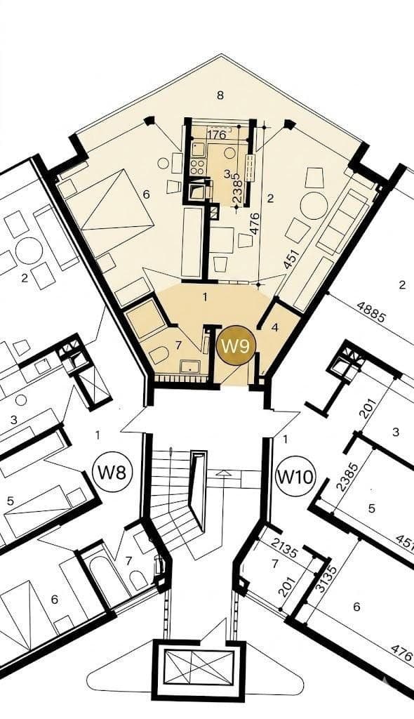 2 bedroom flat to rent, 49 m², Konrad-Adenauer-Straße 8, 45699 Herten, Herten, North Rhine-Westphalia 2 bedroom flat to rent, 49 m², Konrad-Adenauer-Straße 8, 45699 Herten, Herten, North Rhine-Westphalia