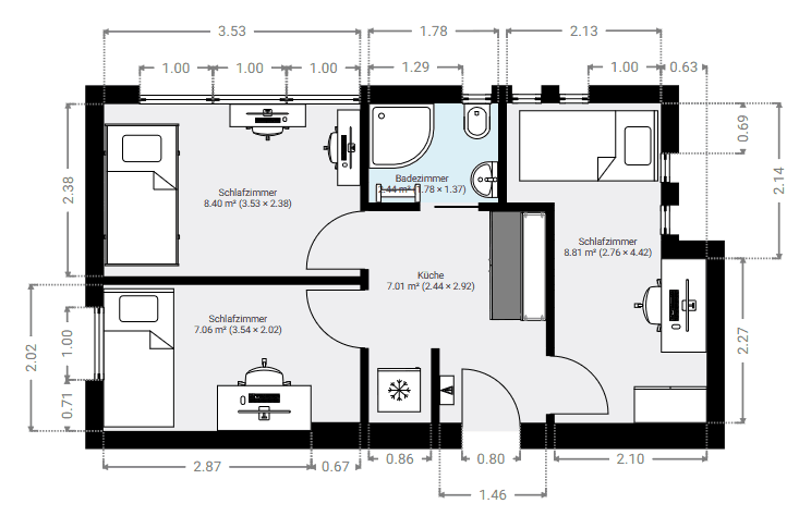 flat to rent, 16 m², Peter-Henlein-Straße 78, Nürnberg, Bavaria flat to rent, 16 m², Peter-Henlein-Straße 78, Nürnberg, Bavaria