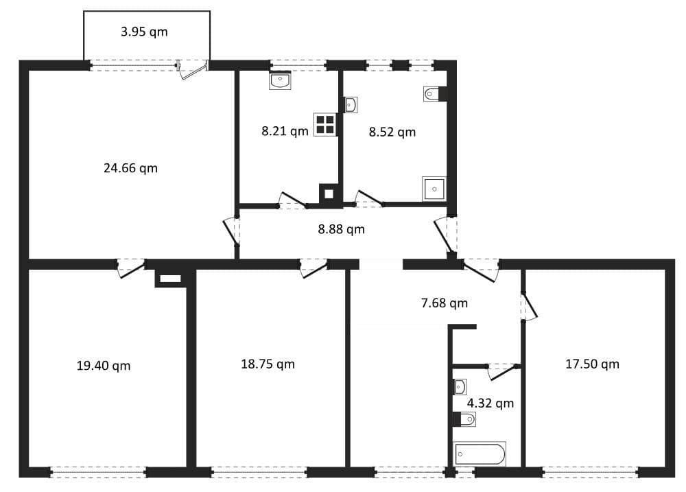 5 bedroom flat to rent, 125 m², Hohenstaufenstr. 56, Pforzheim, Baden-Württemberg 5 bedroom flat to rent, 125 m², Hohenstaufenstr. 56, Pforzheim, Baden-Württemberg