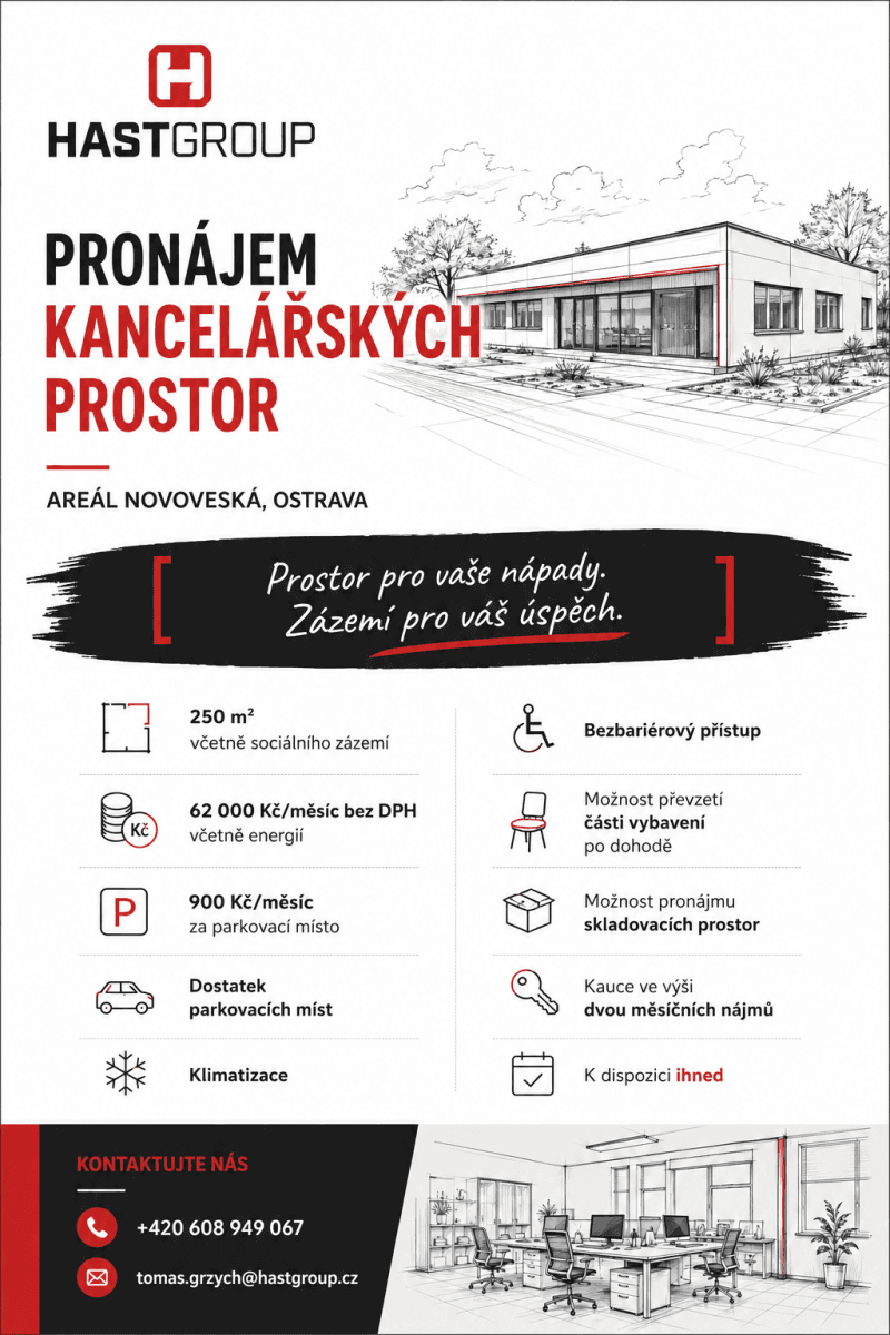 office to rent, 250 m², Novoveská, Ostrava, Moravskoslezský Region office to rent, 250 m², Novoveská, Ostrava, Moravskoslezský Region