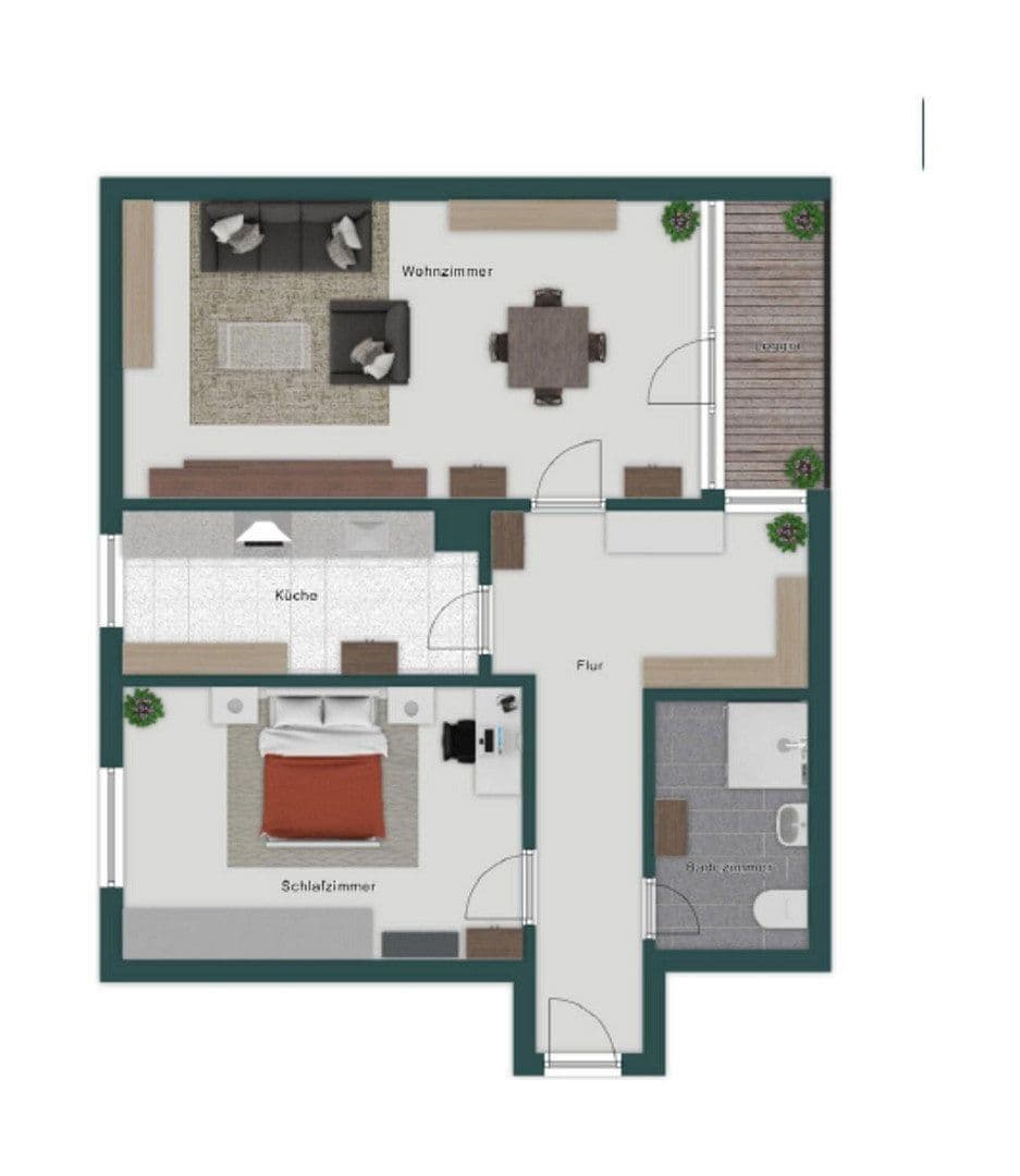 1 bedroom with open-plan kitchen flat to rent, 69 m², Feldbergstraße 14, Heusenstamm, Hesse 1 bedroom with open-plan kitchen flat to rent, 69 m², Feldbergstraße 14, Heusenstamm, Hesse