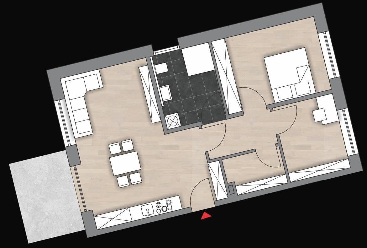 3 bedroom flat to rent, 76 m², Schmidgaden, Bavaria 3 bedroom flat to rent, 76 m², Schmidgaden, Bavaria