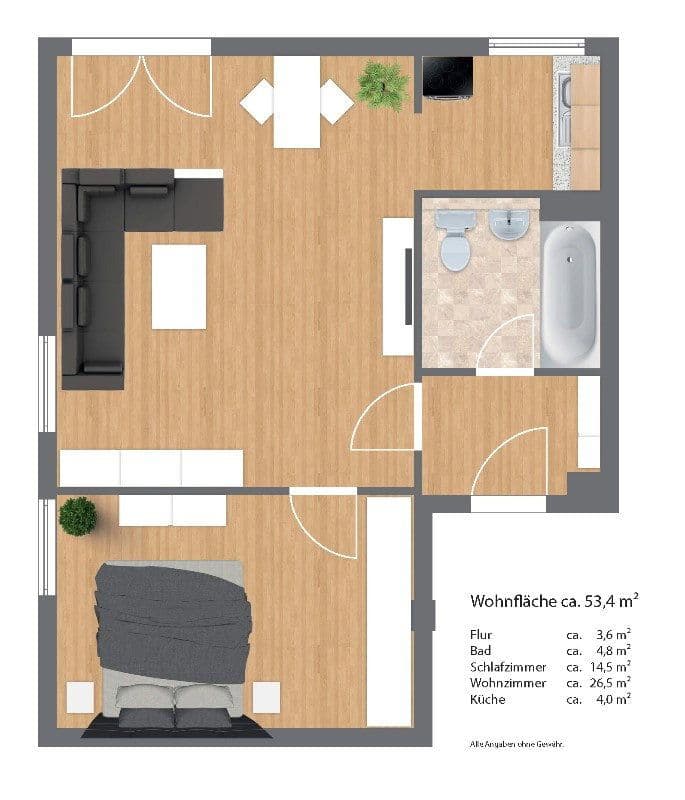 2 bedroom flat to rent, 54 m², Salvador-Allende-Straße 29, Rostock, Mecklenburg-Vorpommern 2 bedroom flat to rent, 54 m², Salvador-Allende-Straße 29, Rostock, Mecklenburg-Vorpommern
