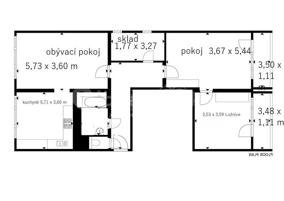 3 bedroom flat for sale, 88 m², Čechovská, Příbram, Středočeský Region 3 bedroom flat for sale, 88 m², Čechovská, Příbram, Středočeský Region