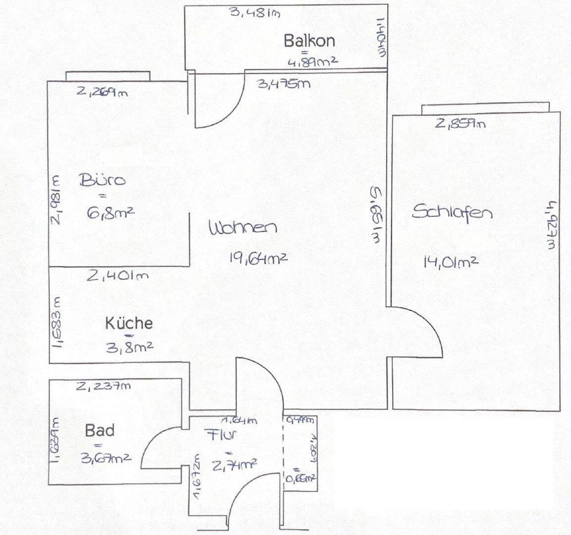 2 bedroom flat to rent, 53 m², Karl-Follen-Straße 5, Gießen, Hesse 2 bedroom flat to rent, 53 m², Karl-Follen-Straße 5, Gießen, Hesse