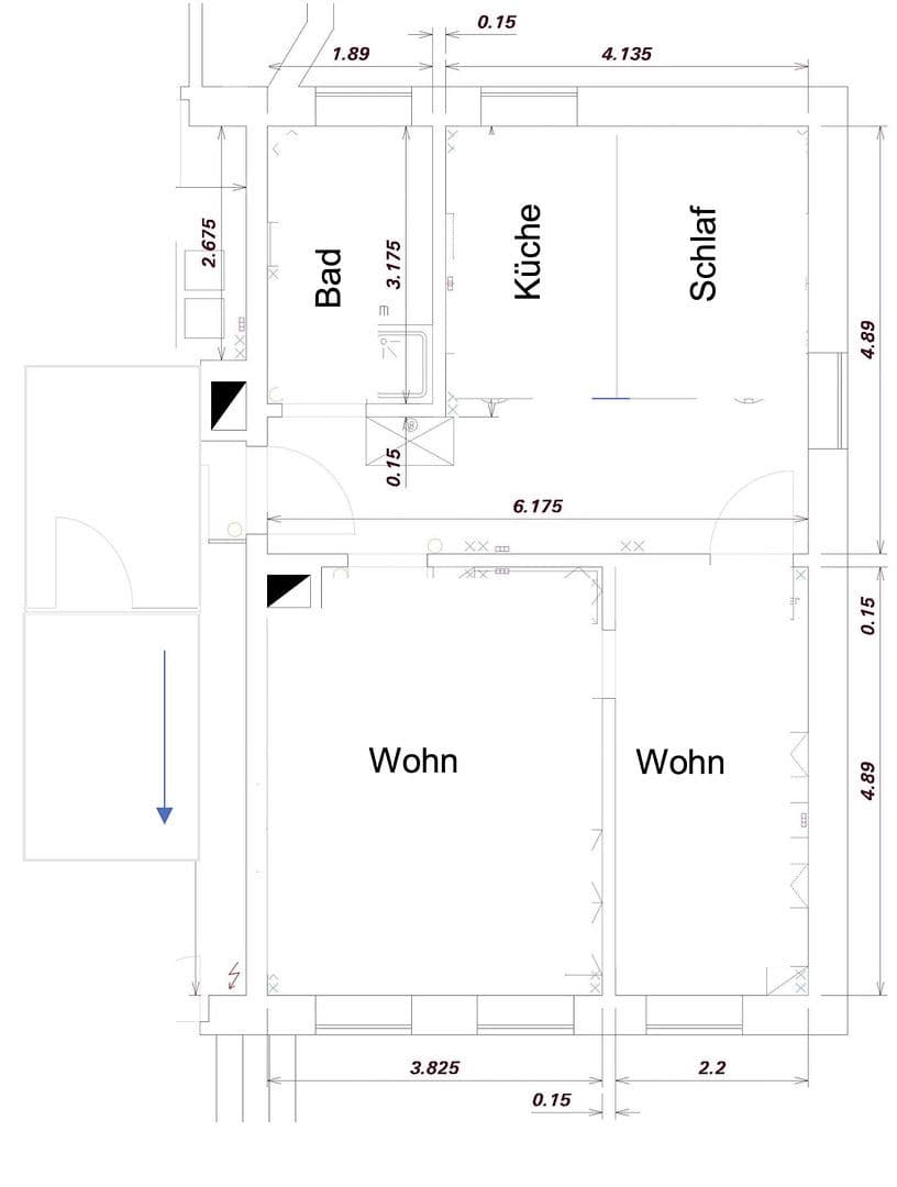 3 bedroom flat to rent, 65 m², Marktstraße 1, Wolfsburg, Lower Saxony 3 bedroom flat to rent, 65 m², Marktstraße 1, Wolfsburg, Lower Saxony