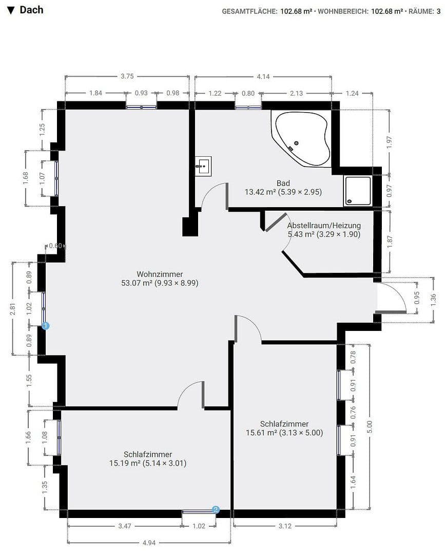 2 bedroom with open-plan kitchen flat for sale, 92 m², Neustadt am Main, Bavaria 2 bedroom with open-plan kitchen flat for sale, 92 m², Neustadt am Main, Bavaria