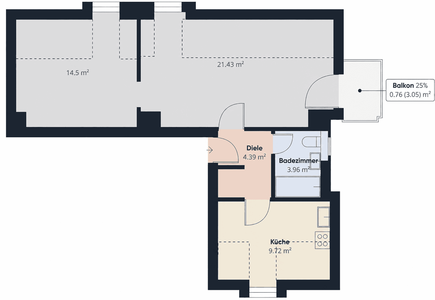 2 bedroom flat to rent, 54 m², Ebersberg, Bavaria 2 bedroom flat to rent, 54 m², Ebersberg, Bavaria