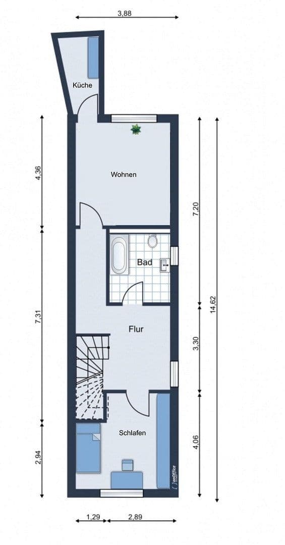 2 bedroom flat to rent, 66 m², Westerstraße 20, Wolfsburg, Lower Saxony 2 bedroom flat to rent, 66 m², Westerstraße 20, Wolfsburg, Lower Saxony