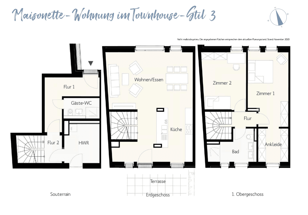 2 bedroom with open-plan kitchen flat to rent, 134 m², Jippen 1, Bremen, Bremen 2 bedroom with open-plan kitchen flat to rent, 134 m², Jippen 1, Bremen, Bremen