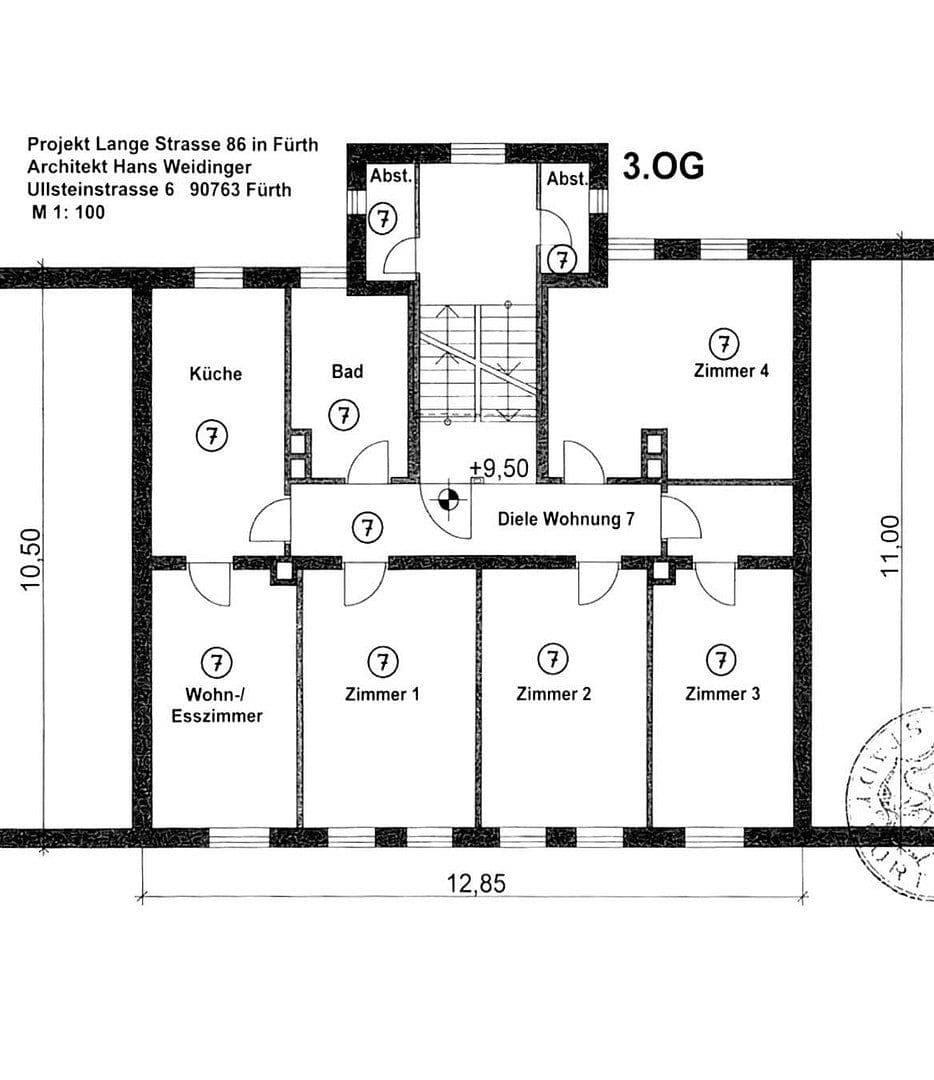 5 bedroom flat to rent, 105 m², Lange Straße, Fürth, Bavaria 5 bedroom flat to rent, 105 m², Lange Straße, Fürth, Bavaria