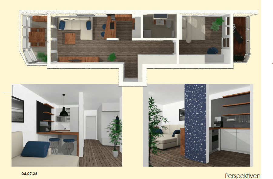 1 bedroom with open-plan kitchen flat for sale, 55 m², Dachau, Bavaria 1 bedroom with open-plan kitchen flat for sale, 55 m², Dachau, Bavaria