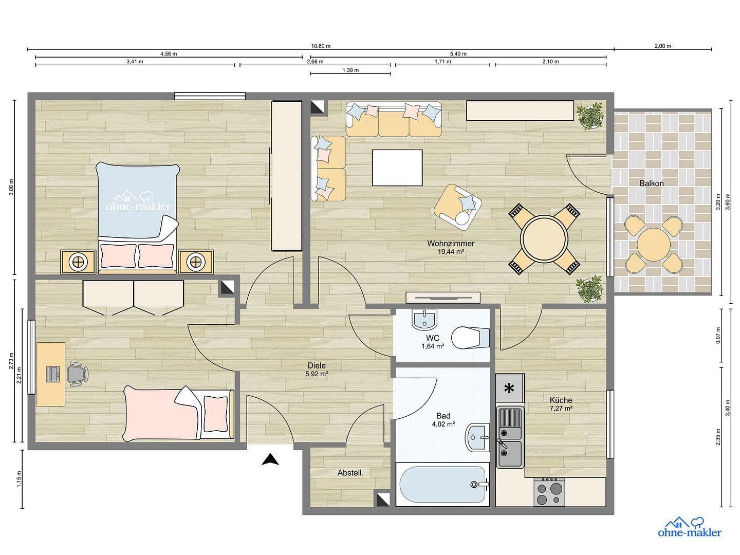 3 bedroom flat for sale, 65 m², Pirolstr. 3b, Augsburg, Bavaria 3 bedroom flat for sale, 65 m², Pirolstr. 3b, Augsburg, Bavaria
