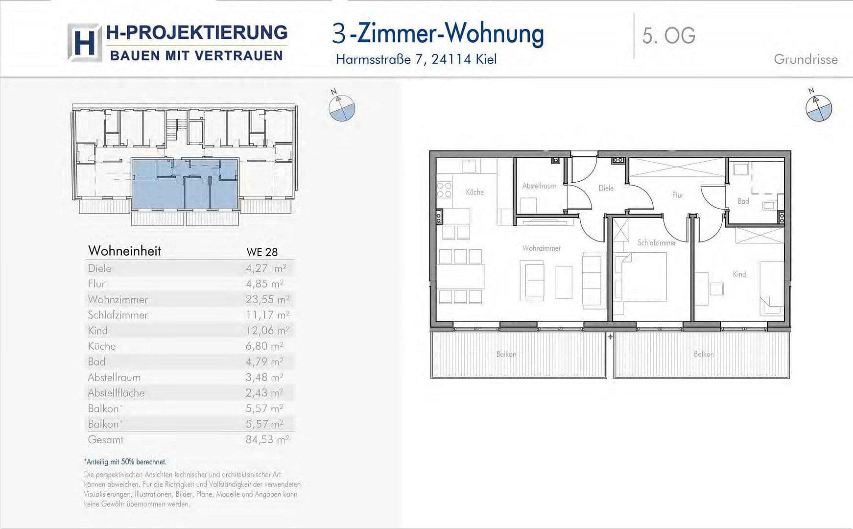 3 bedroom flat for sale, 85 m², Harmsstraße 7, Kiel, Schleswig-Holstein 3 bedroom flat for sale, 85 m², Harmsstraße 7, Kiel, Schleswig-Holstein