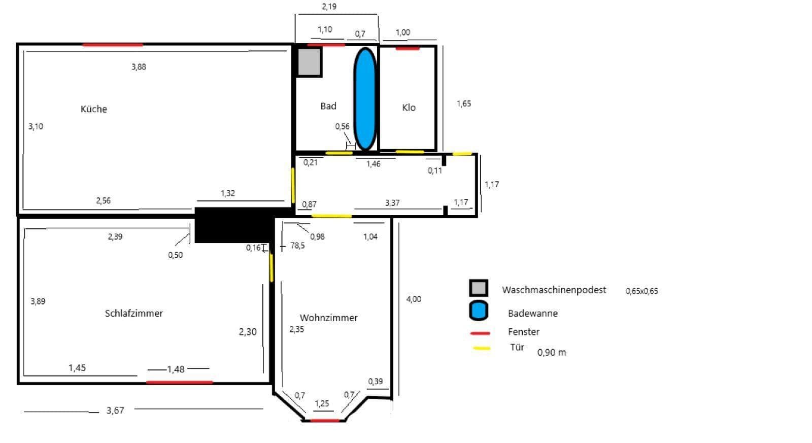 2 bedroom flat to rent, 50 m², Biermannstraße 22, Augsburg, Bavaria 2 bedroom flat to rent, 50 m², Biermannstraße 22, Augsburg, Bavaria