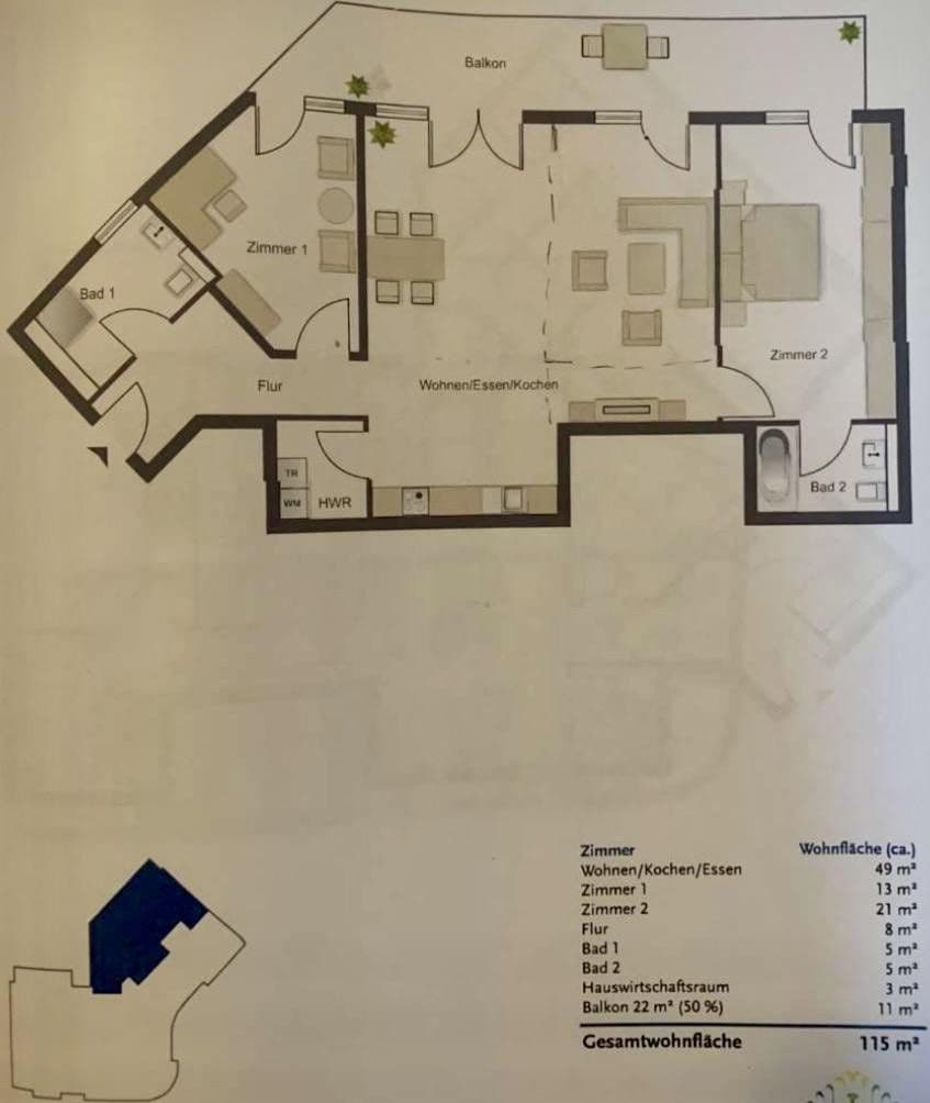 3 bedroom flat for sale, 115 m², Platanenallee 9, Aschaffenburg, Bavaria 3 bedroom flat for sale, 115 m², Platanenallee 9, Aschaffenburg, Bavaria