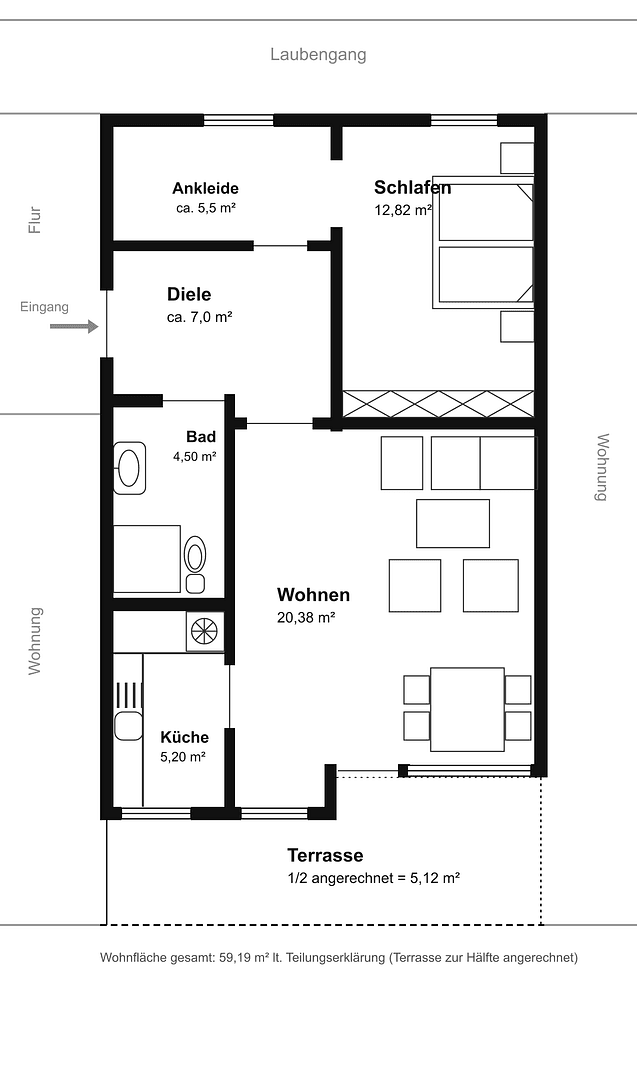 2 bedroom flat for sale, 60 m², Rehhofstr. 142, Nürnberg, Bavaria 2 bedroom flat for sale, 60 m², Rehhofstr. 142, Nürnberg, Bavaria